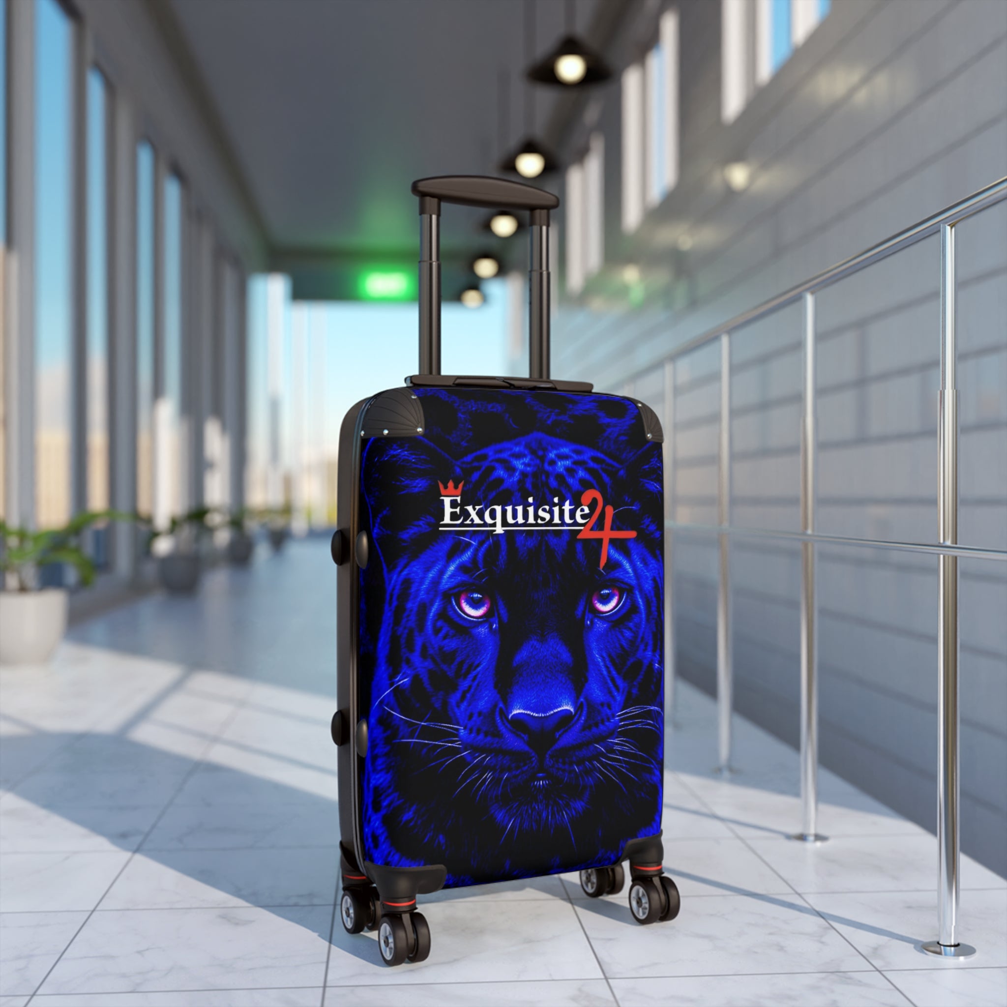 Blue Panther Carry-On Suitcase – Exquisite 24 Travel Luggage