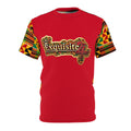 Exquisite 24 Red Kente Sleeve Tee