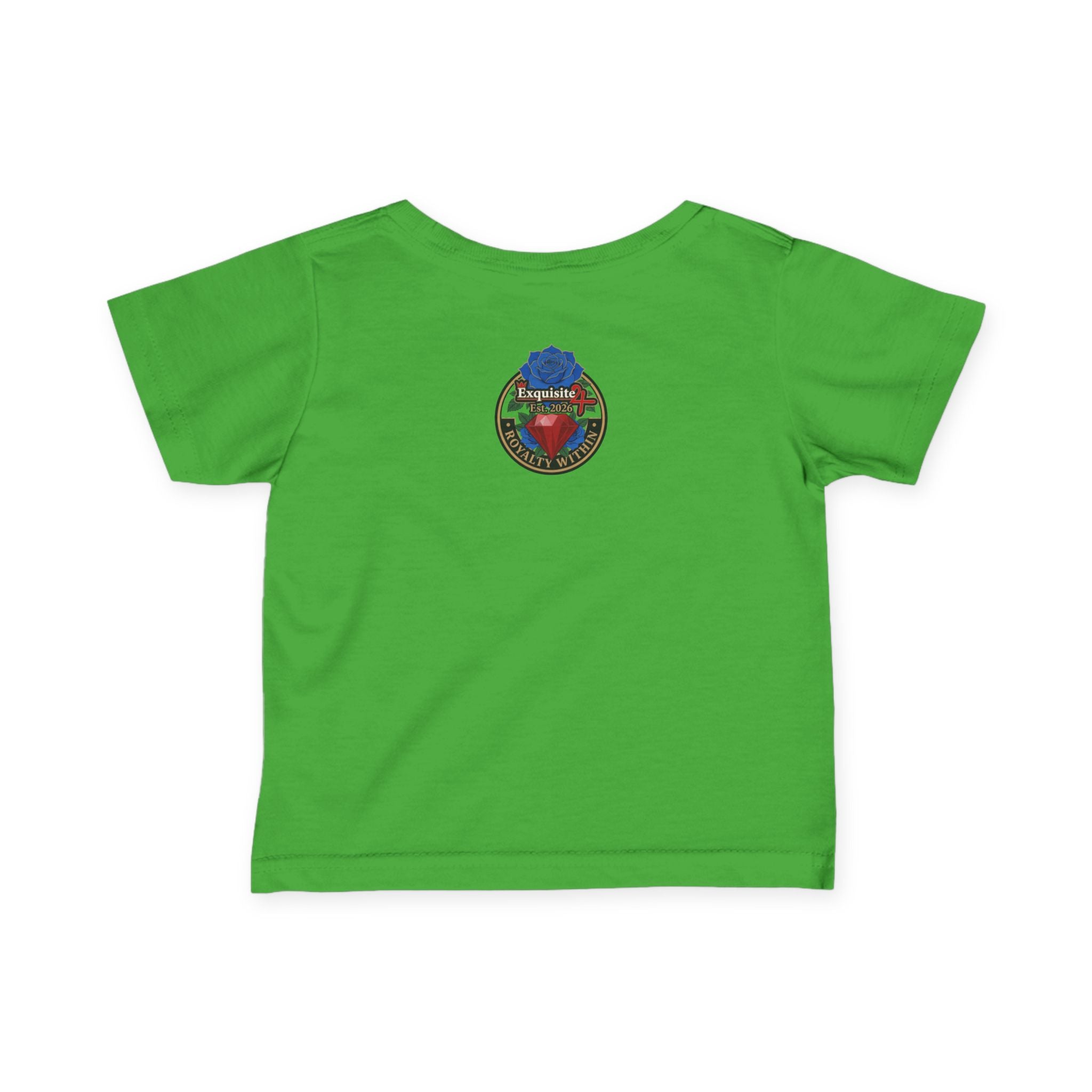 Infant Tee — "Daddy's Prince" Baby T‑Shirt with Crowned Angel Design