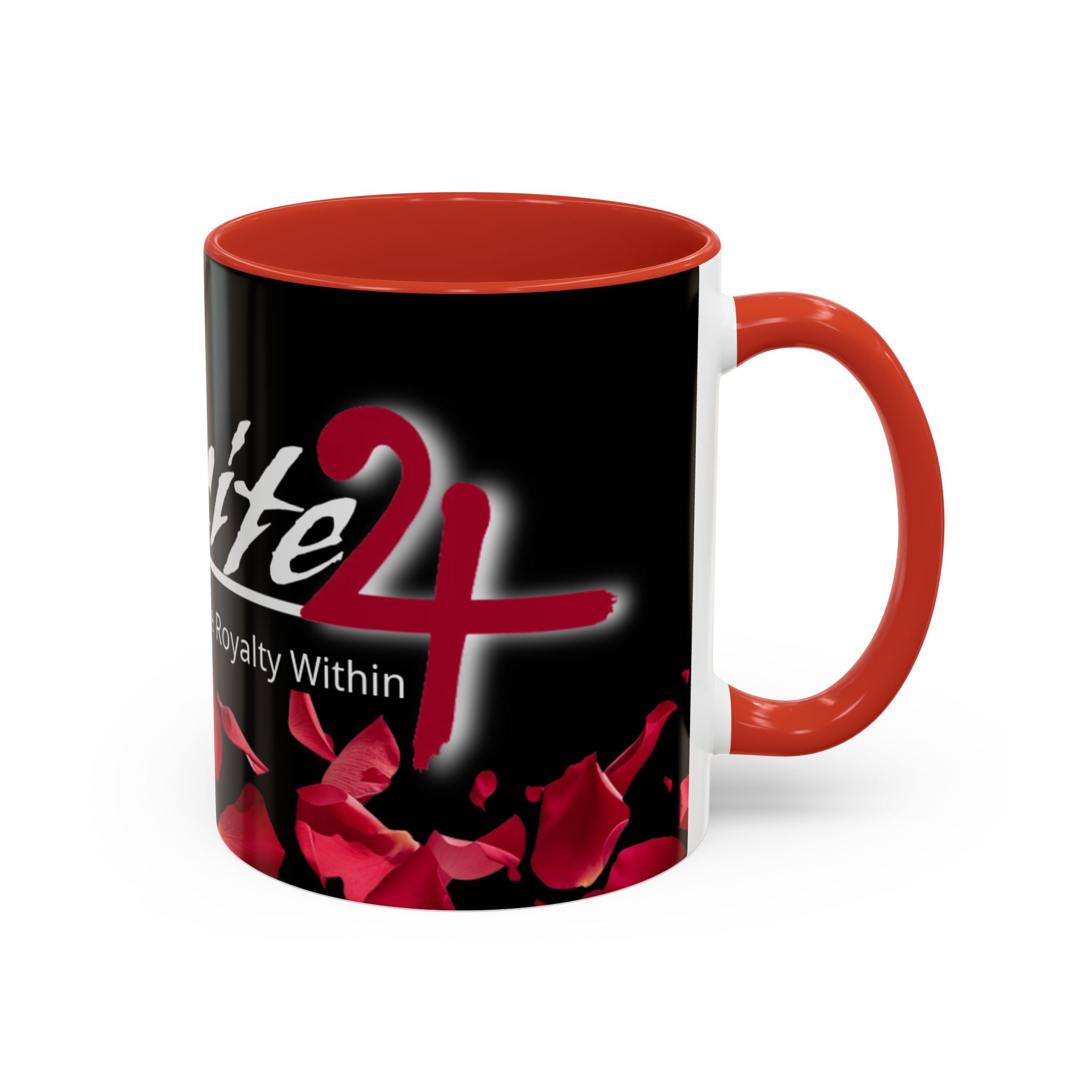 Exquisite 24 Rose Coffee Mug — 'Feel The Royalty Within' (11/15oz)