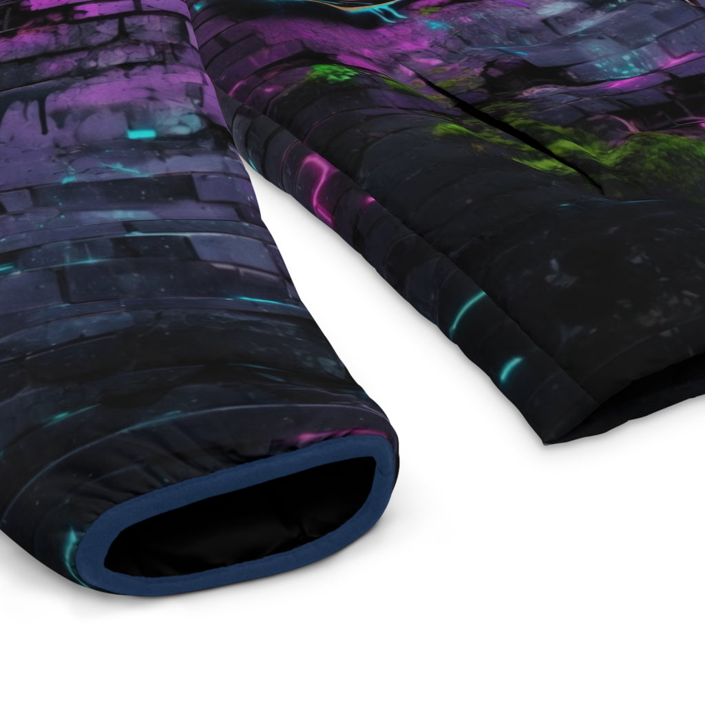 Exquisite 24 Graffiti Puffer Jacket