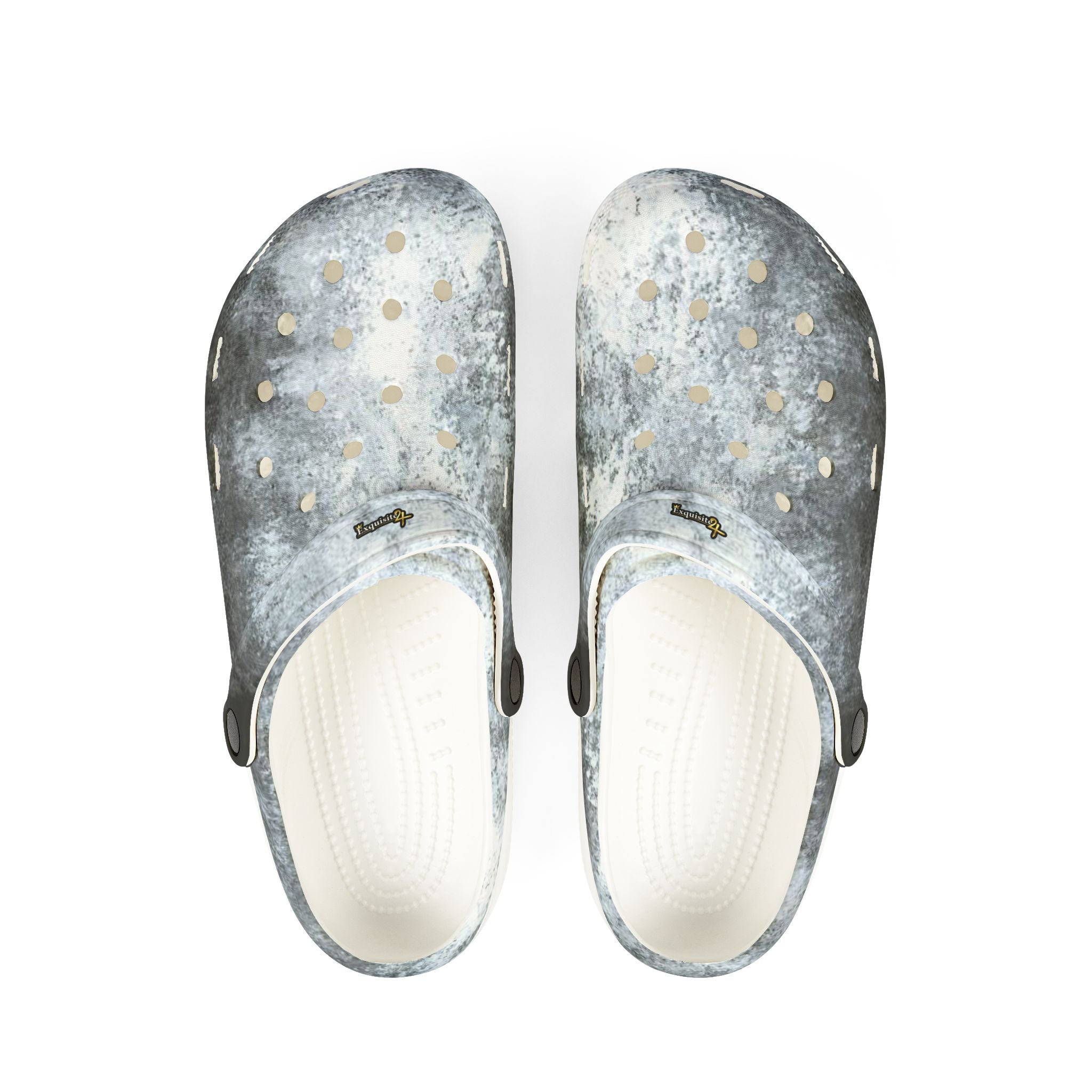 Gray Marble EVA Foam Clogs