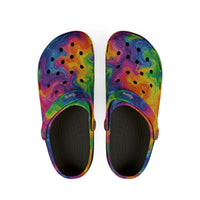 Tie-Dye Rainbow EVA Foam Clogs