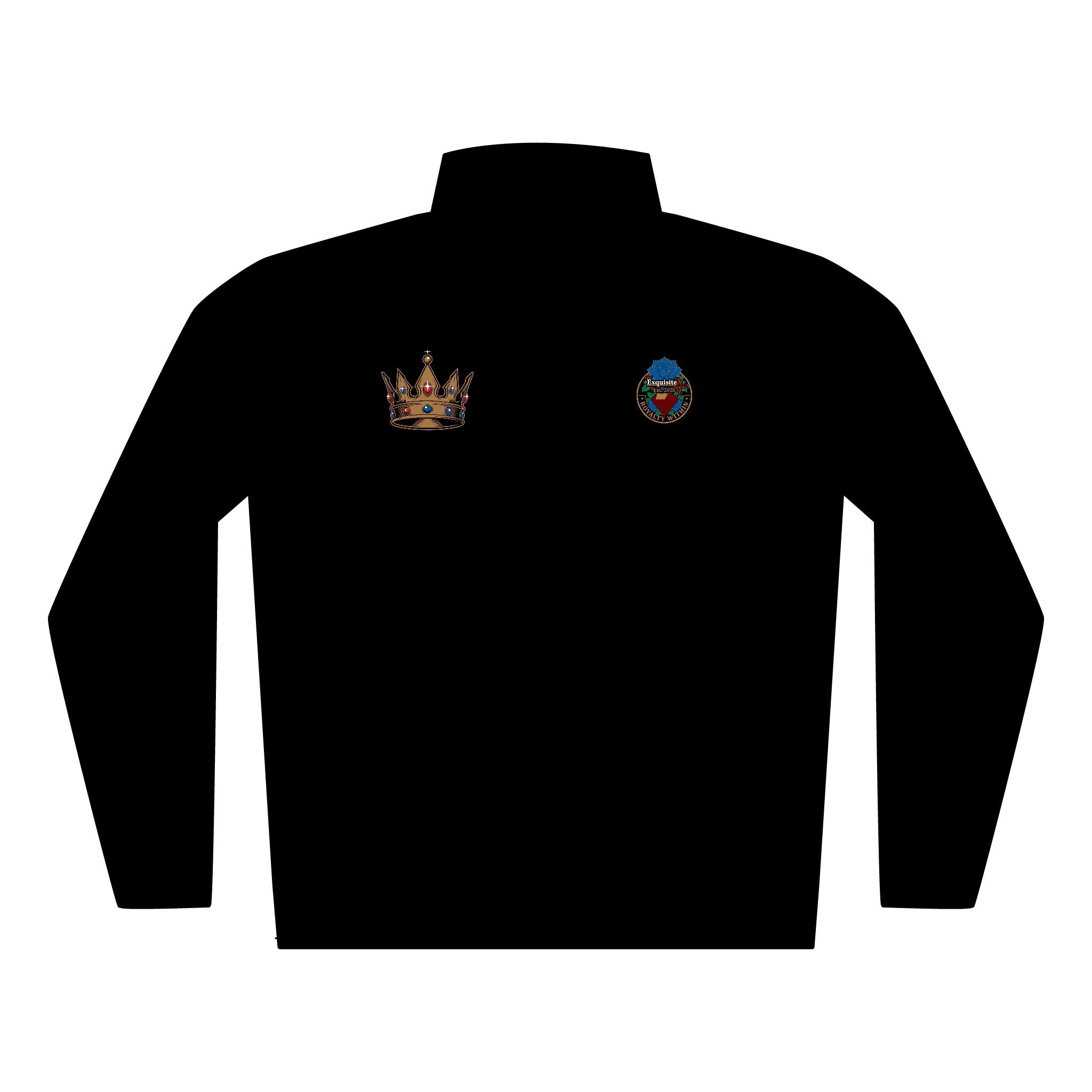 Embroidered Quilted Jacket — Crown & Crest Men's Full-Zip
