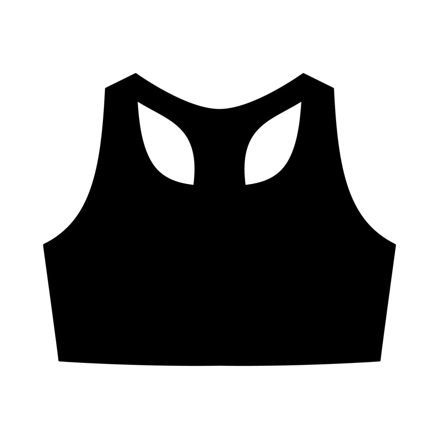 Tropical Leaf Sports Bra
