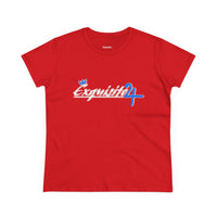 Cursive Exquisite 24 Blue Accent Logo Women's Graphic Tee