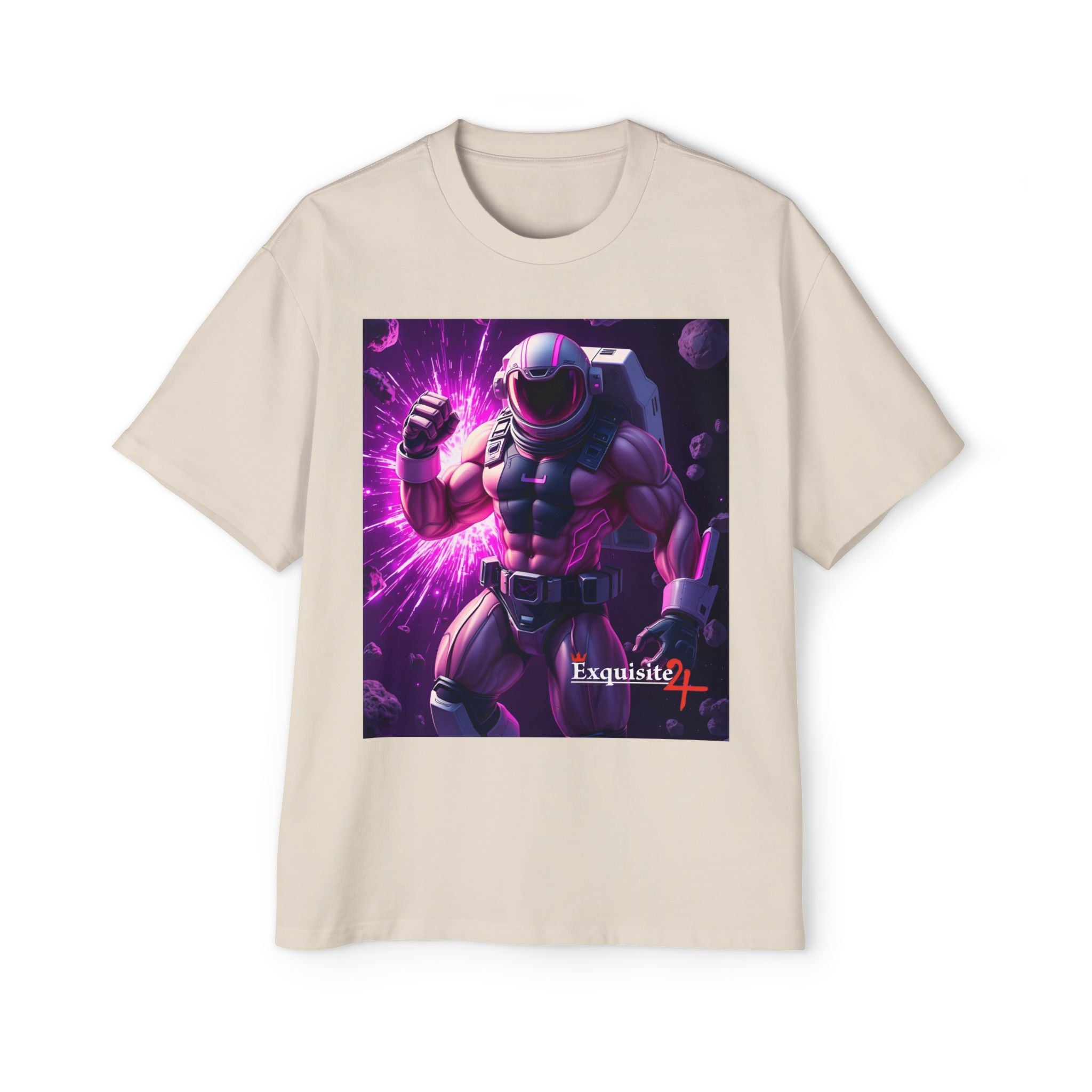 Astro Warrior Graphic Tee — Purple Space Ninja Gaming T-Shirt