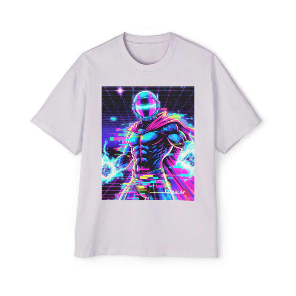 Graphic Tee — Retro Cyberhero Oversized Tee