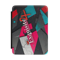 Kindle Case — Exquisite Abstract Geometric Sleeve (Pink & Teal)