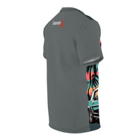 Retro Sunset Muscle Car Tee — Vintage Beach Vibe