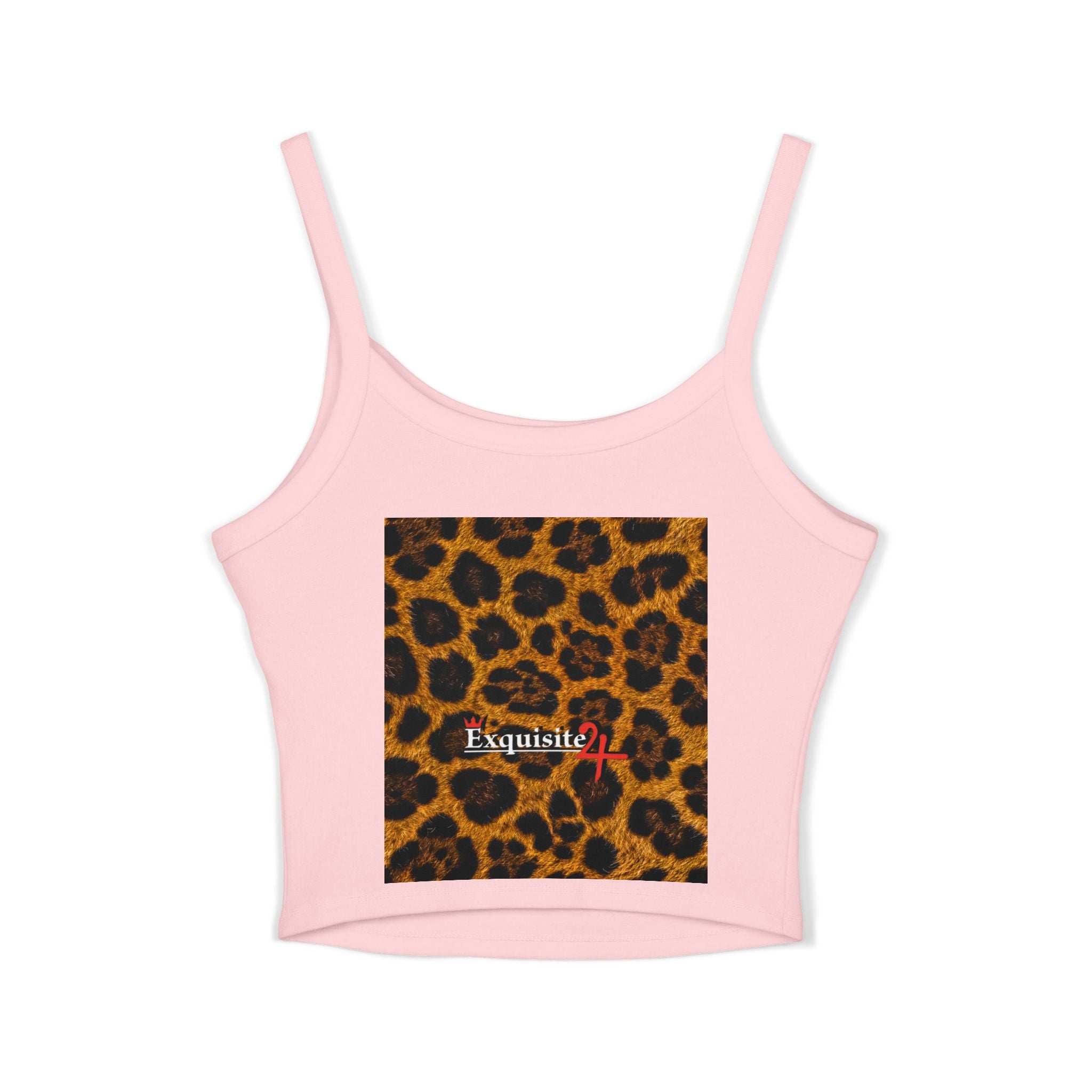 Exquisite 24 Leopard Print Women's Spaghetti Tank