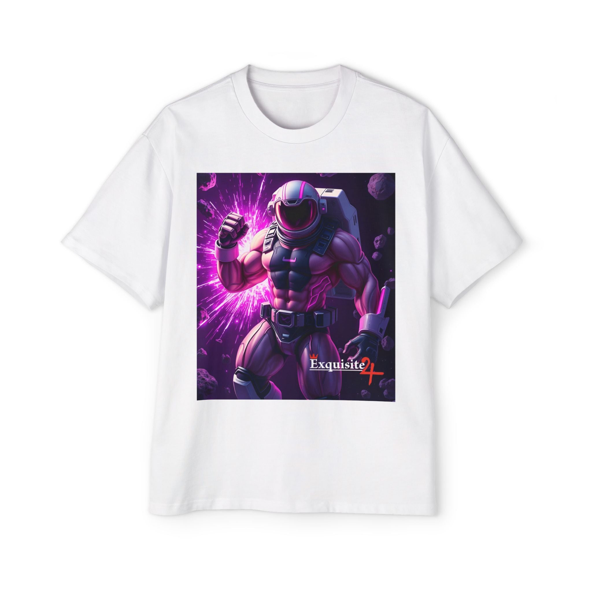 Astro Warrior Graphic Tee — Purple Space Ninja Gaming T-Shirt