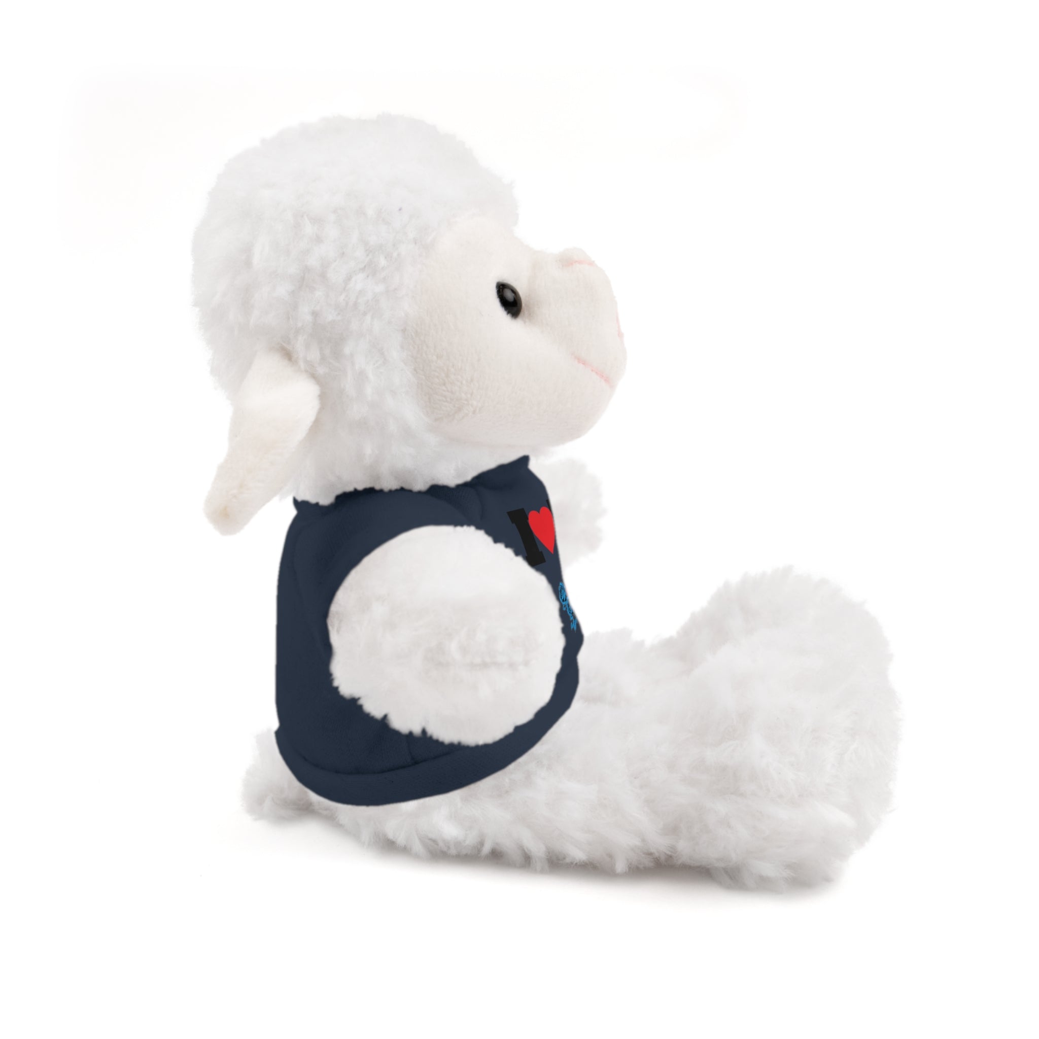 Plush Bear with Branded Tee – Red Diamond and Blue Roses Teddy