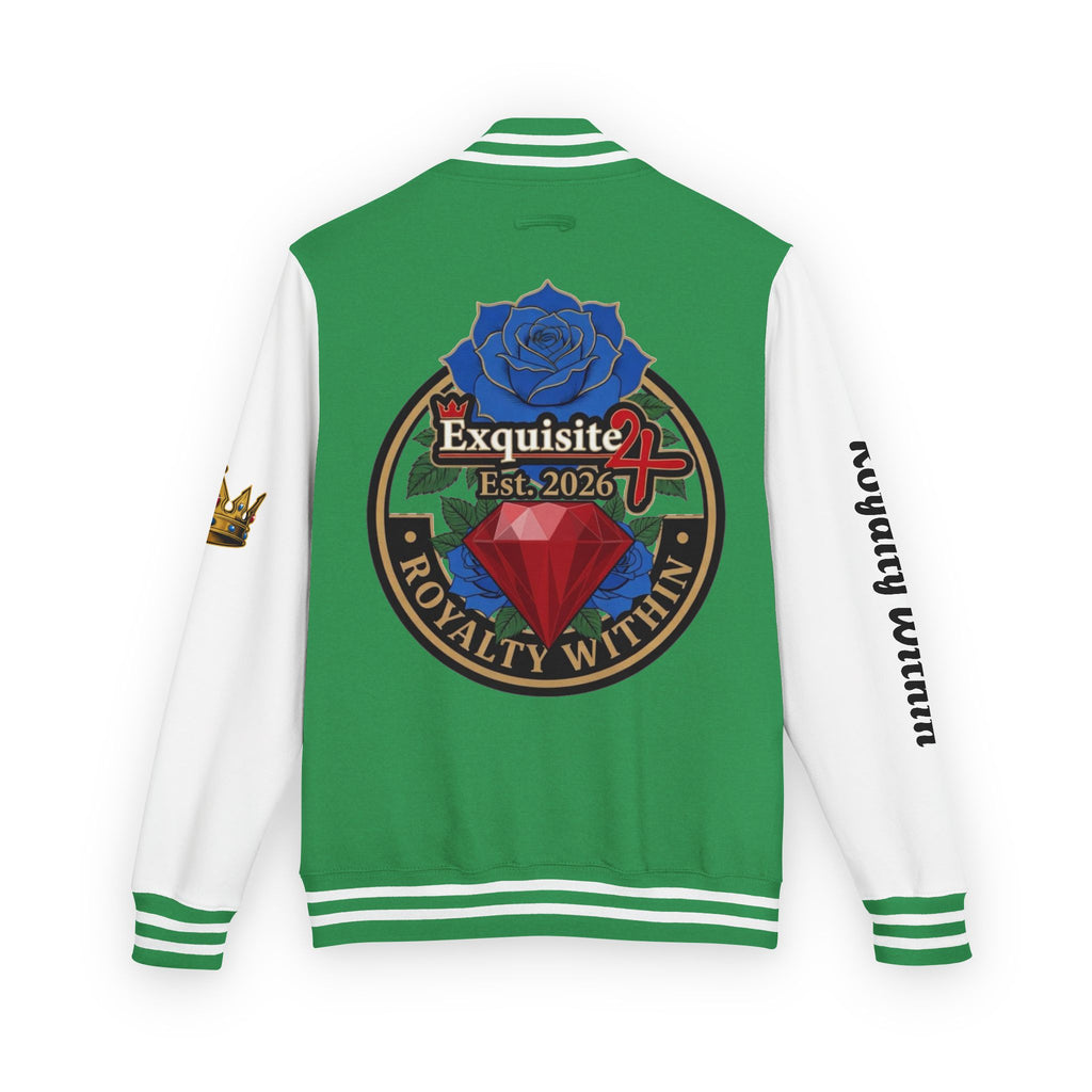 Exquisite 24 Royalty Within Emblem Varsity Jacket