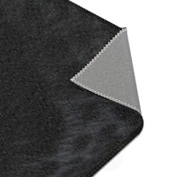 Black Panther Area Rug — Realistic Panther Face Decorative Accent Rug