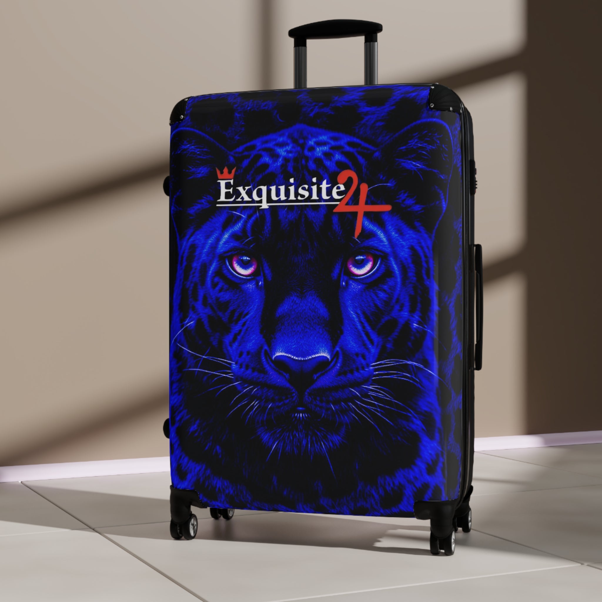 Blue Panther Carry-On Suitcase – Exquisite 24 Travel Luggage