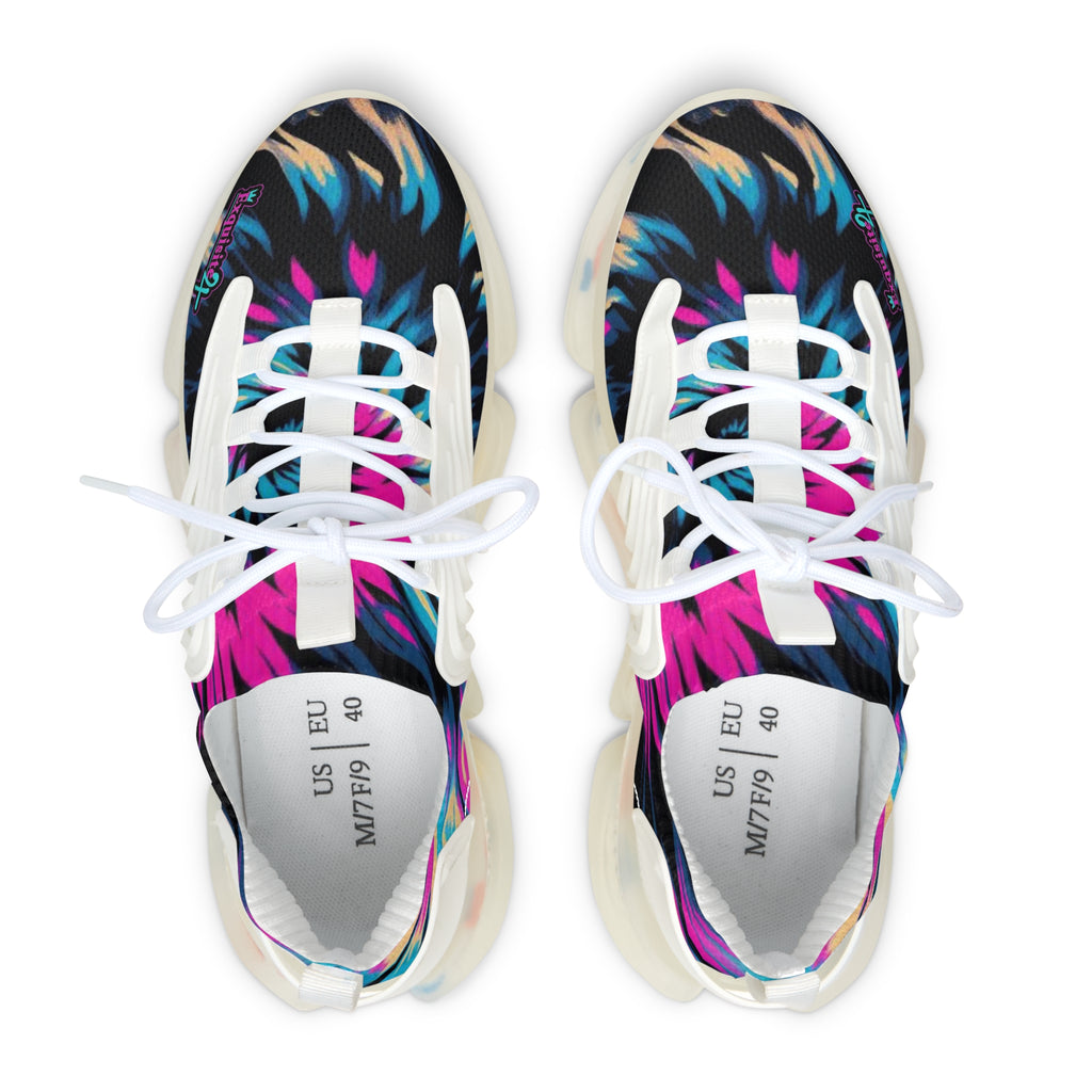 Exquisite 24 Mesh Sneakers — Women's Colorful Tie-Dye Athletic Shoes