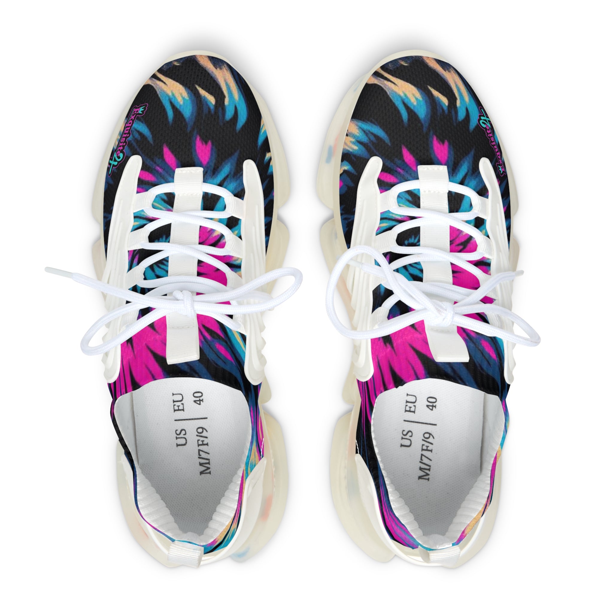 Exquisite 24 Mesh Sneakers — Women's Colorful Tie-Dye Athletic Shoes