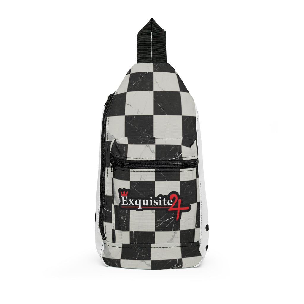 Checkerboard Sling Bag — Crossbody for Streetwear & Everyday Carry
