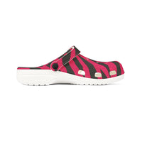 Pink Tiger Stripe EVA Foam Clogs