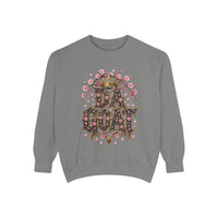 "DA GOAT" Floral Women's Graphic Sweatshirt
