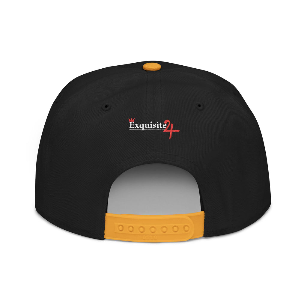 Exquisite 24 VIBES ONLY Embroidered Snapback Hat — Vintage Script Logo Streetwear Cap