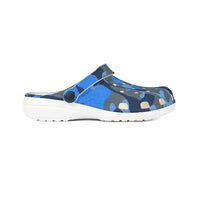 Blue Camo EVA Foam Clogs