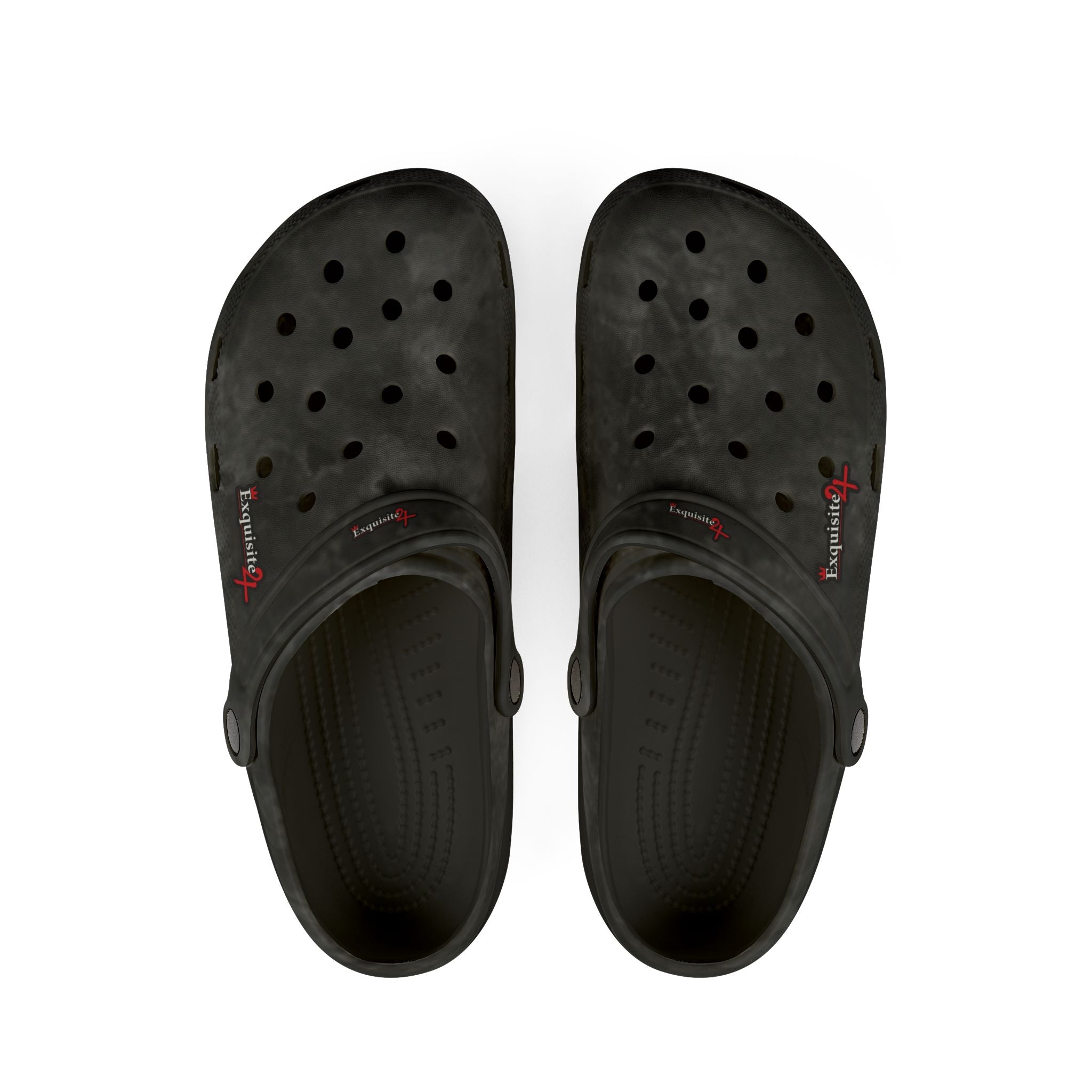 Black Marbled EVA Foam Clogs
