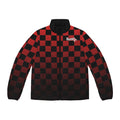 Red & Black Checker Puffer Jacket