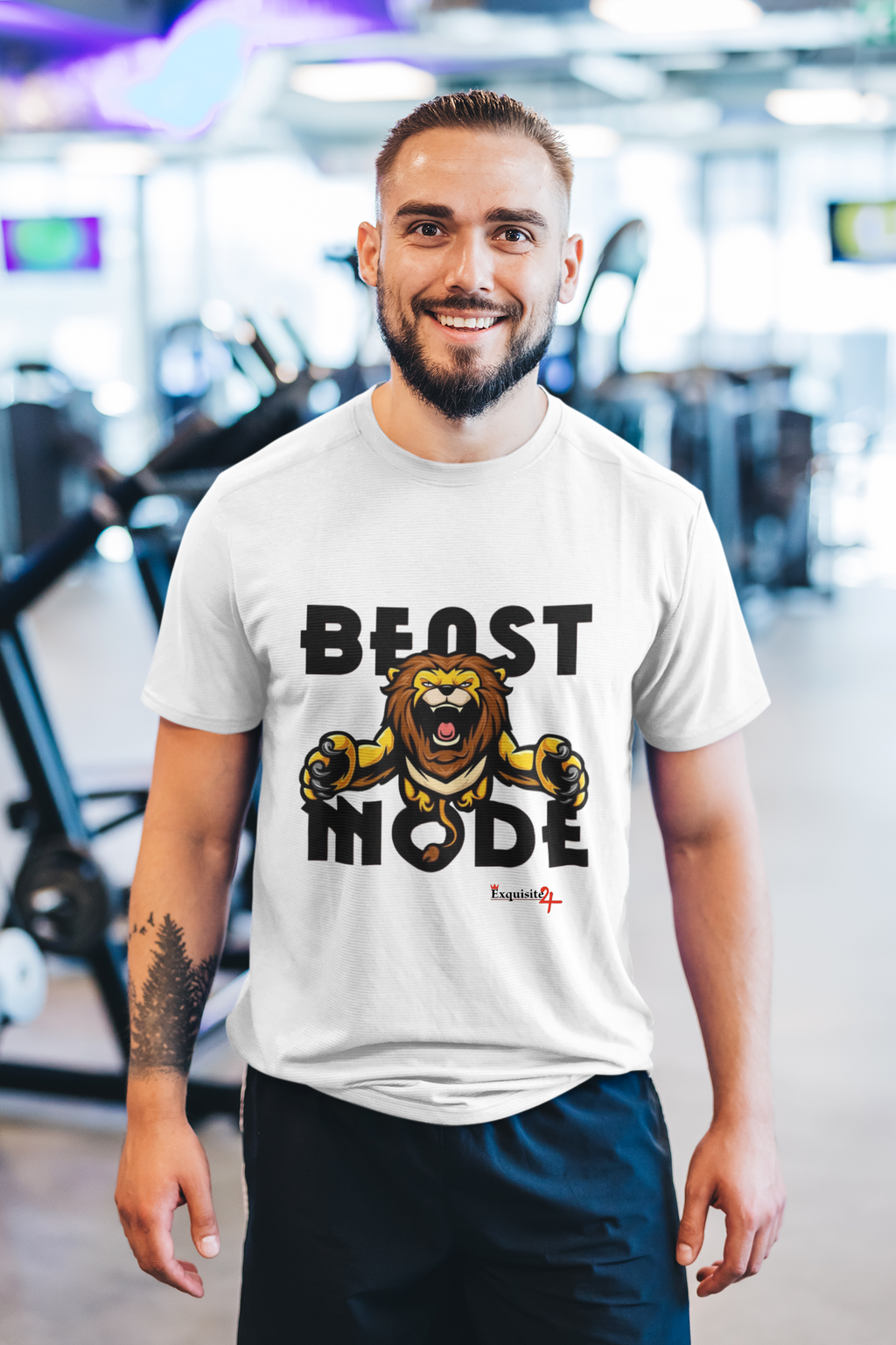 Beast Mode Lion Graphic Tee