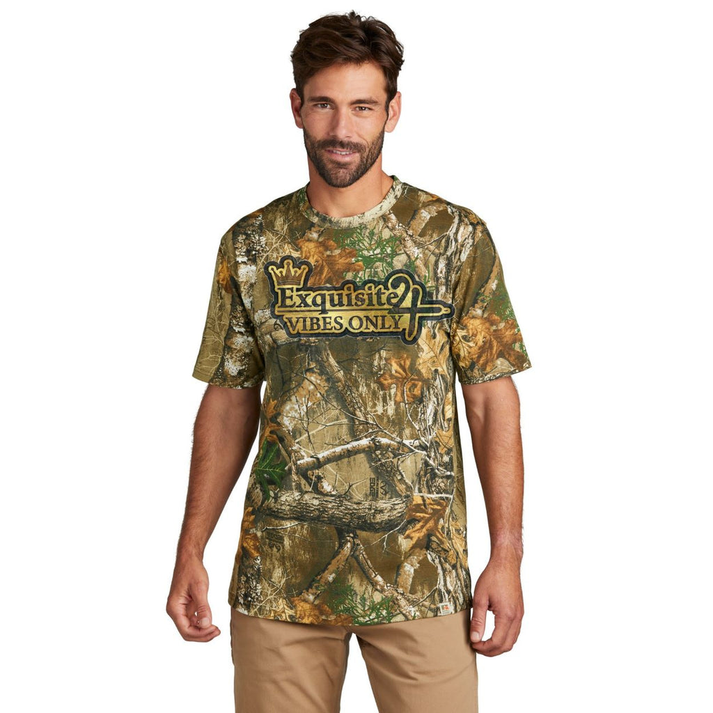 Exquisite 24 Vibes Only Camo Forest T-Shirt