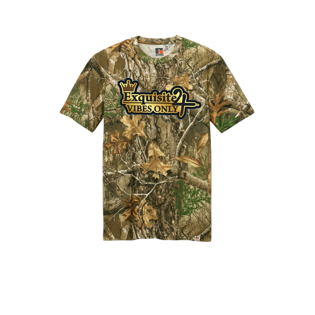 Exquisite 24 Vibes Only Camo Forest T-Shirt