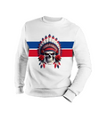 Men's Tribal Headdress Striped Sweatshirt
