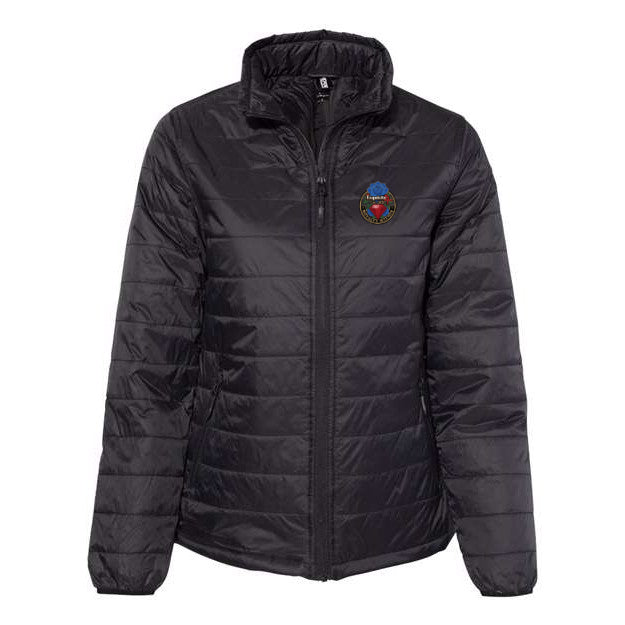 Women's Puffer Jacket with Exquisite 24 Crest
