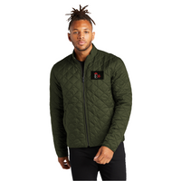 E24 Embroidered Quilted Men's Full-Zip Jacket