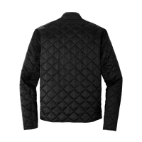 E24 Embroidered Quilted Men's Full-Zip Jacket