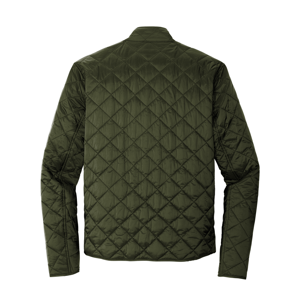 E24 Embroidered Quilted Men's Full-Zip Jacket