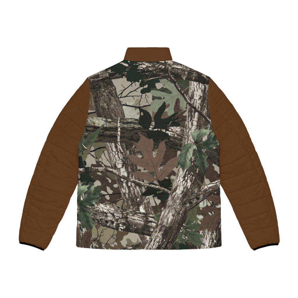 Camo Puffer Jacket — Men's Realtree-Inspired Outdoor Winter Coat