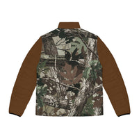 Camo Puffer Jacket — Men's Realtree-Inspired Outdoor Winter Coat