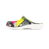 Neon Abstract EVA Foam Clogs