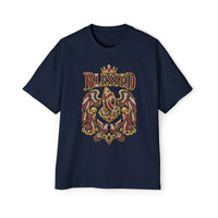 Paisley "BLESSED" Oversized Graphic Tee