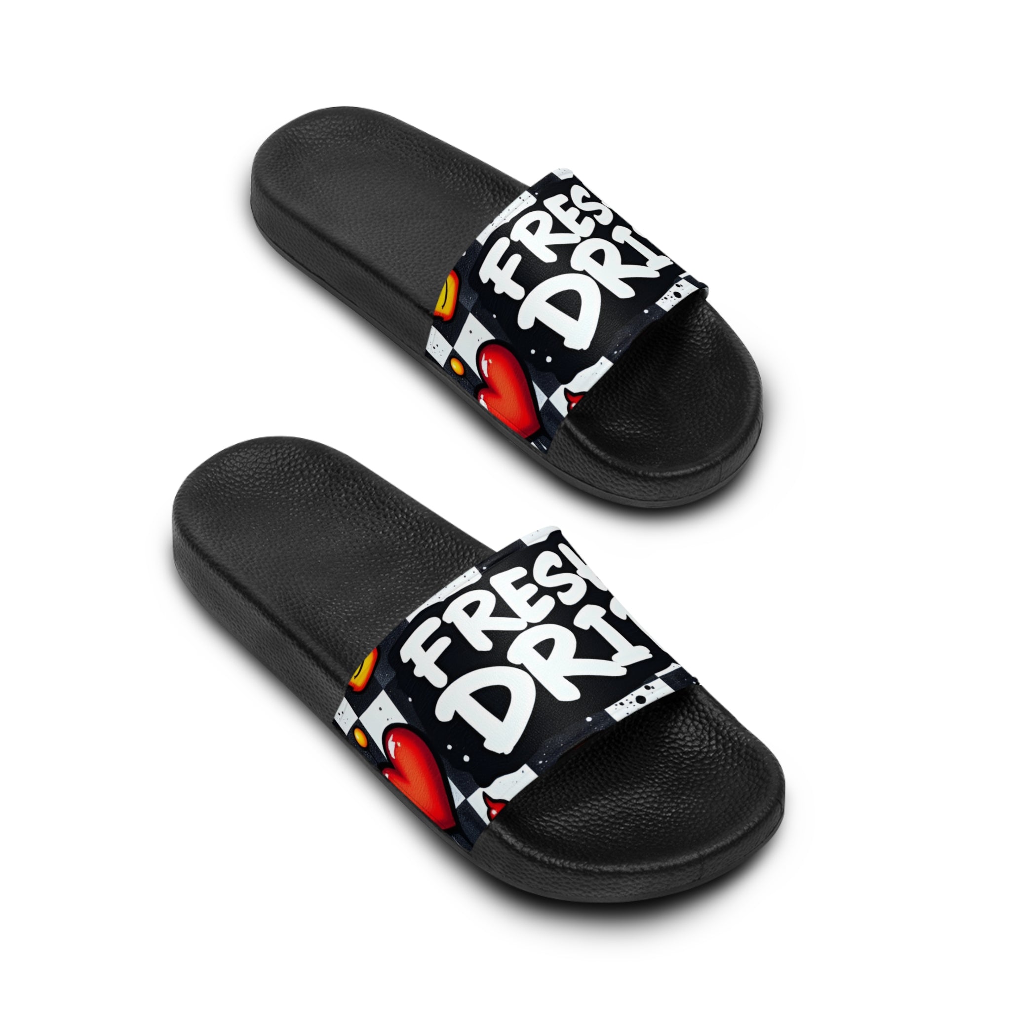 Fresh Drip Slide Sandals — Men's Graphic Pool & Beach Slides