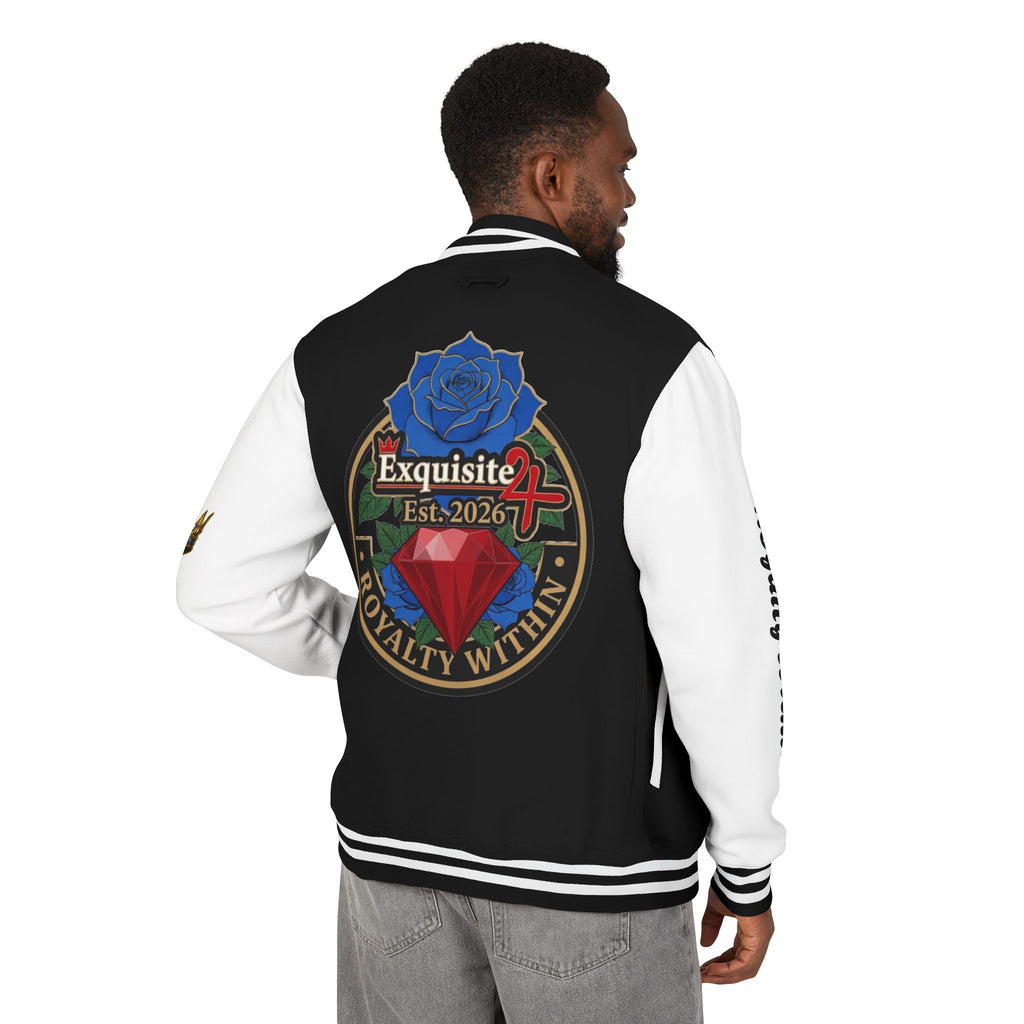 Exquisite 24 Royalty Within Emblem Varsity Jacket
