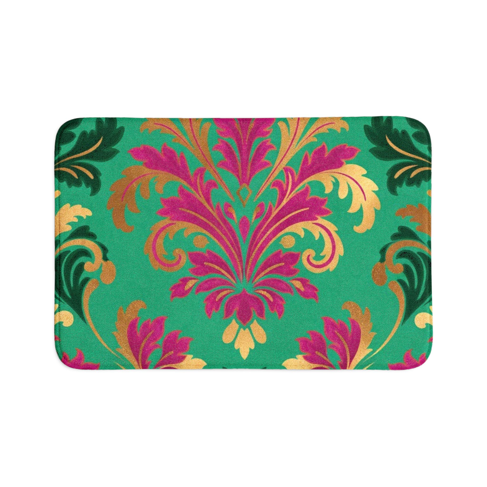 Toilet Seat Cover Set - Tropical Damask 3-Piece Bathroom Decor
