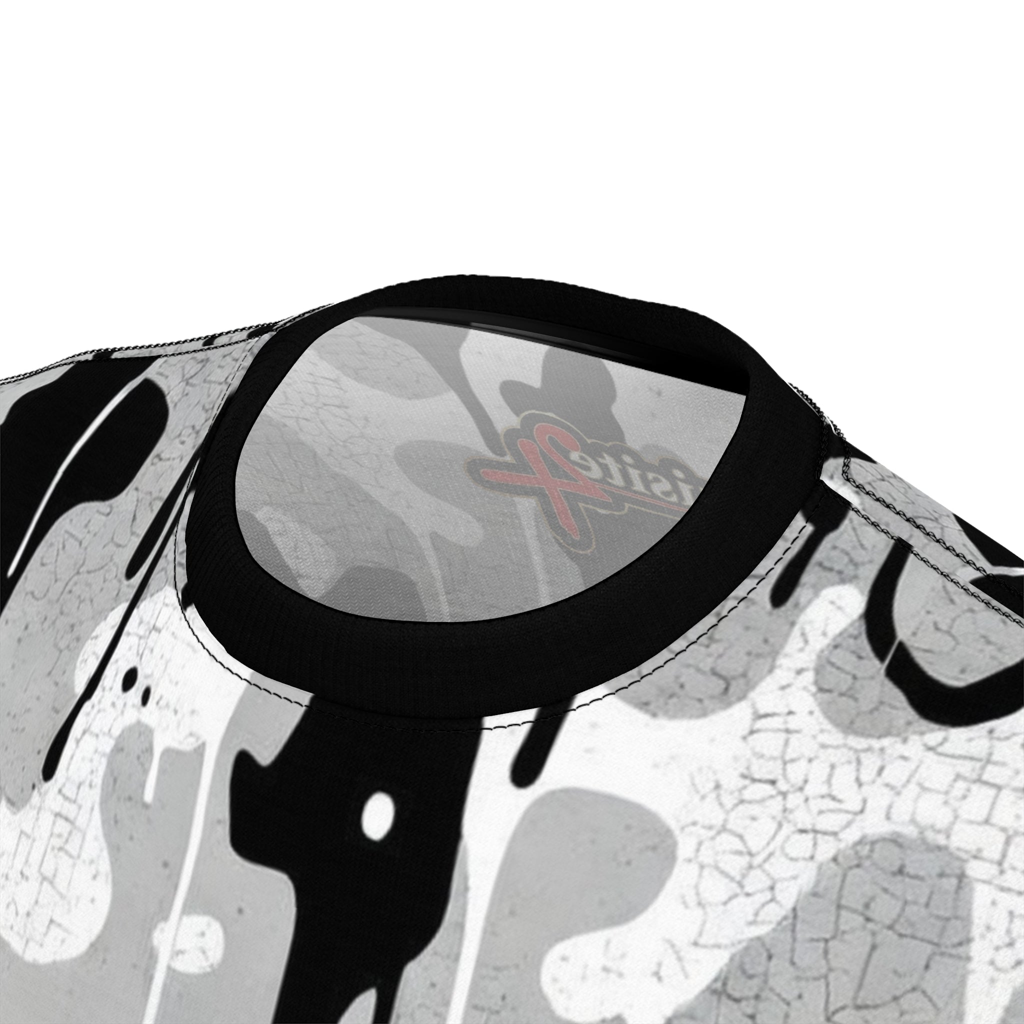 Exquisite 24 Black & White Camo Drip Tee