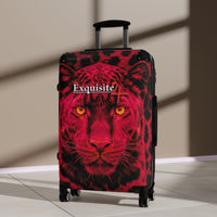 Red Leopard Suitcase