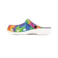 Tie-Dye Rainbow EVA Foam Clogs