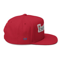 Classic Exquisite 24 Embroidered Flat Bill Cap