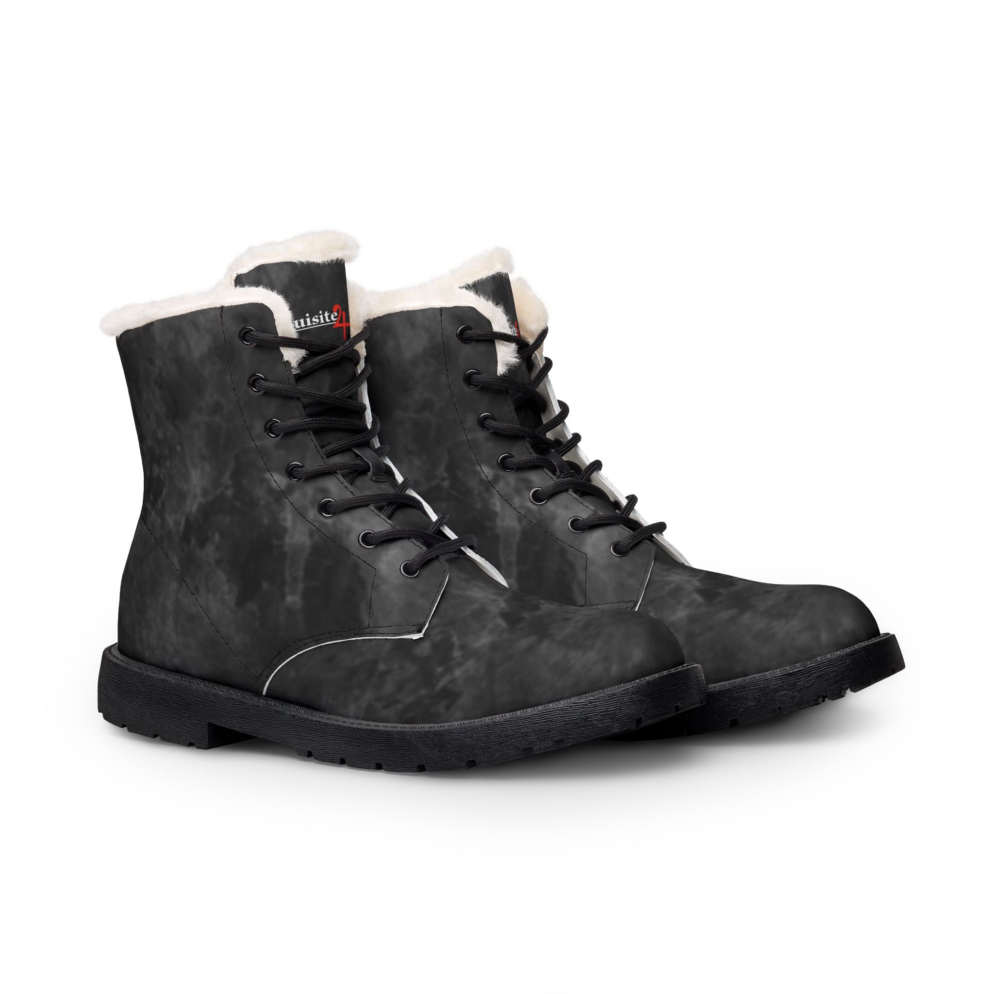 Women's Fur-Lined Leather Ankle Boots