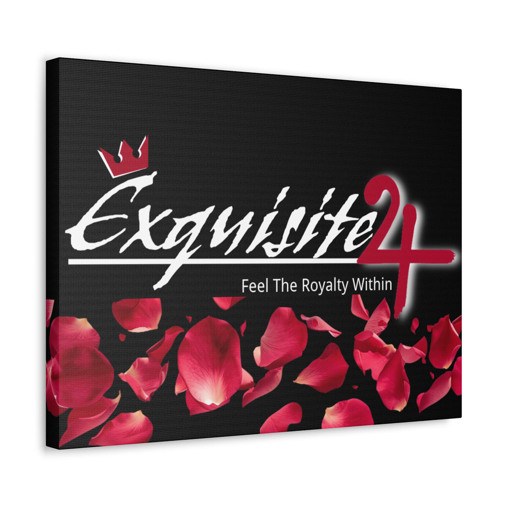 Exquisite 24 Rose Petals Stretched Canvas